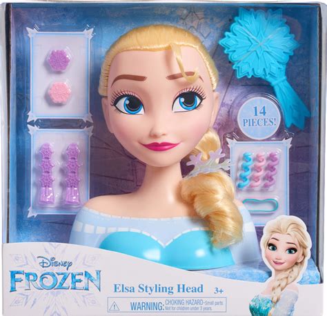 styling head elsa|elsa styling head with makeup.